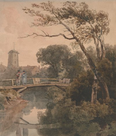 The Old Bridge by Peter de Wint